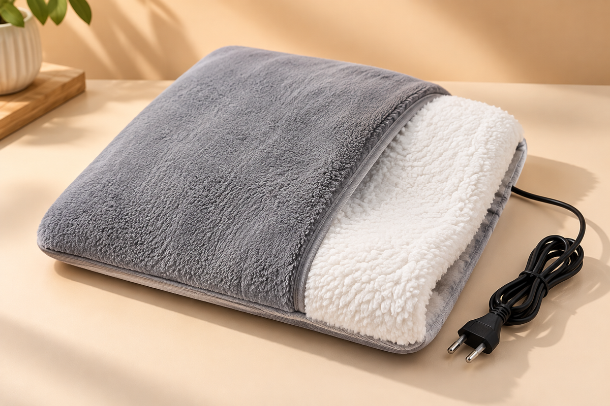 Chauffe-pieds en peluche (USB)
