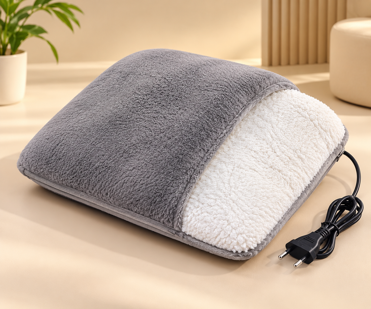 Chauffe-pieds en peluche (USB)