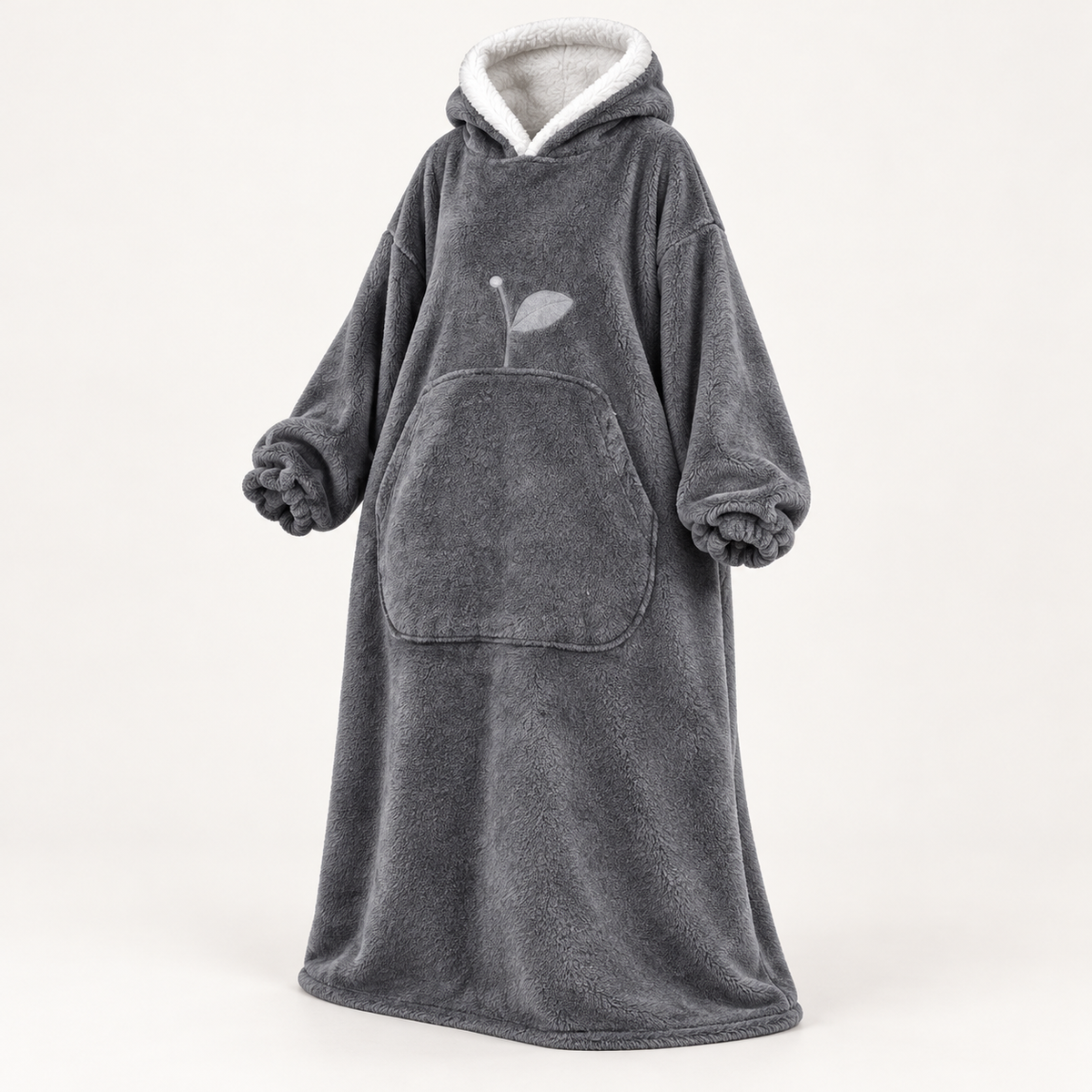 Couverture à capuche (sweat plaid)