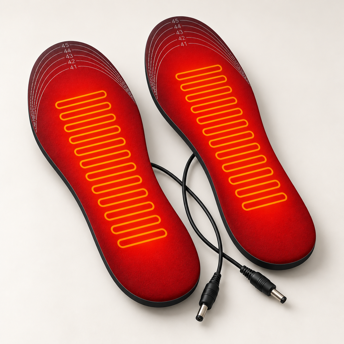 Semelles chauffantes USB
