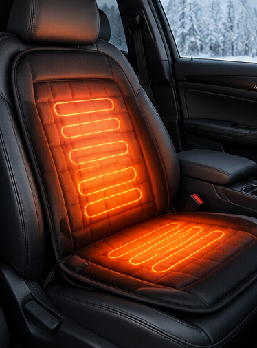 Coussin chauffant pour siège de voiture