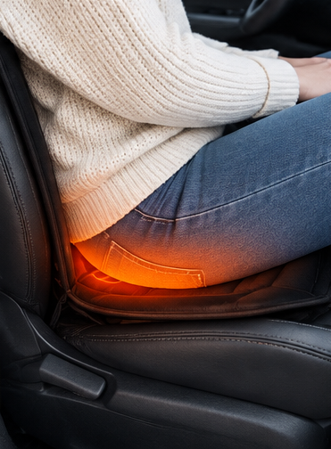 Coussin chauffant pour siège de voiture