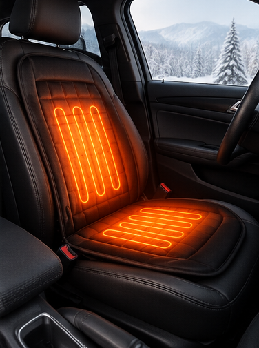 Coussin chauffant pour siège de voiture