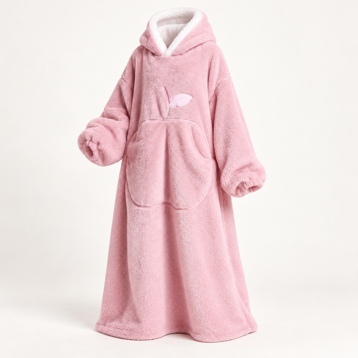 Couverture à capuche (sweat plaid)